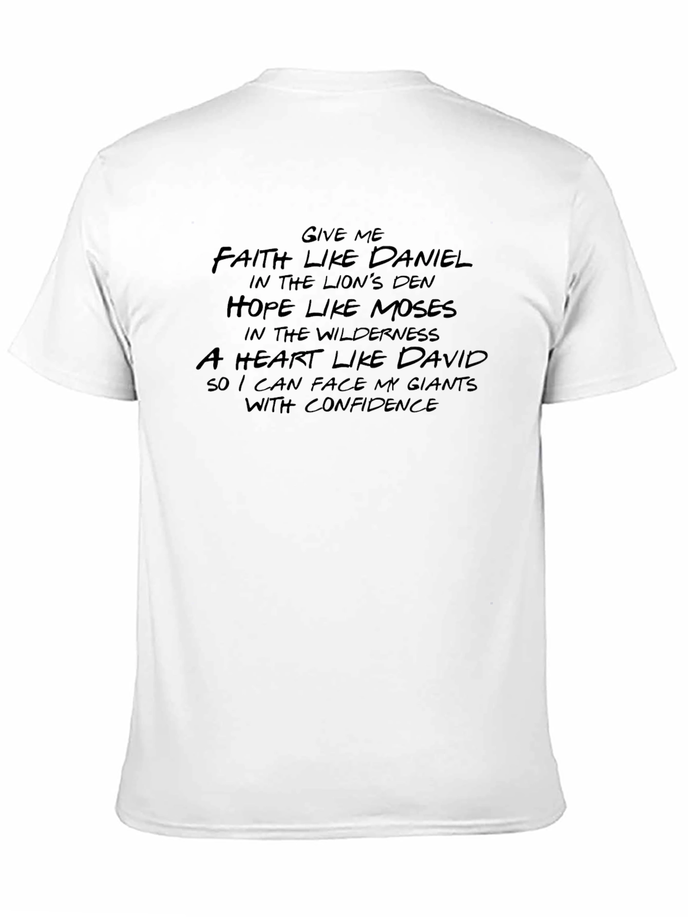 Faith Hope Heart Inspirational Graphic Tee