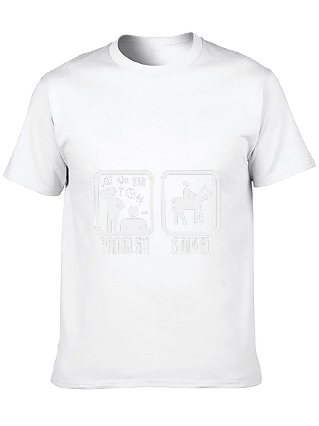 Problem Solved Horse Rider T-Shirt