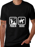 Problem Solved Horse Rider T-Shirt