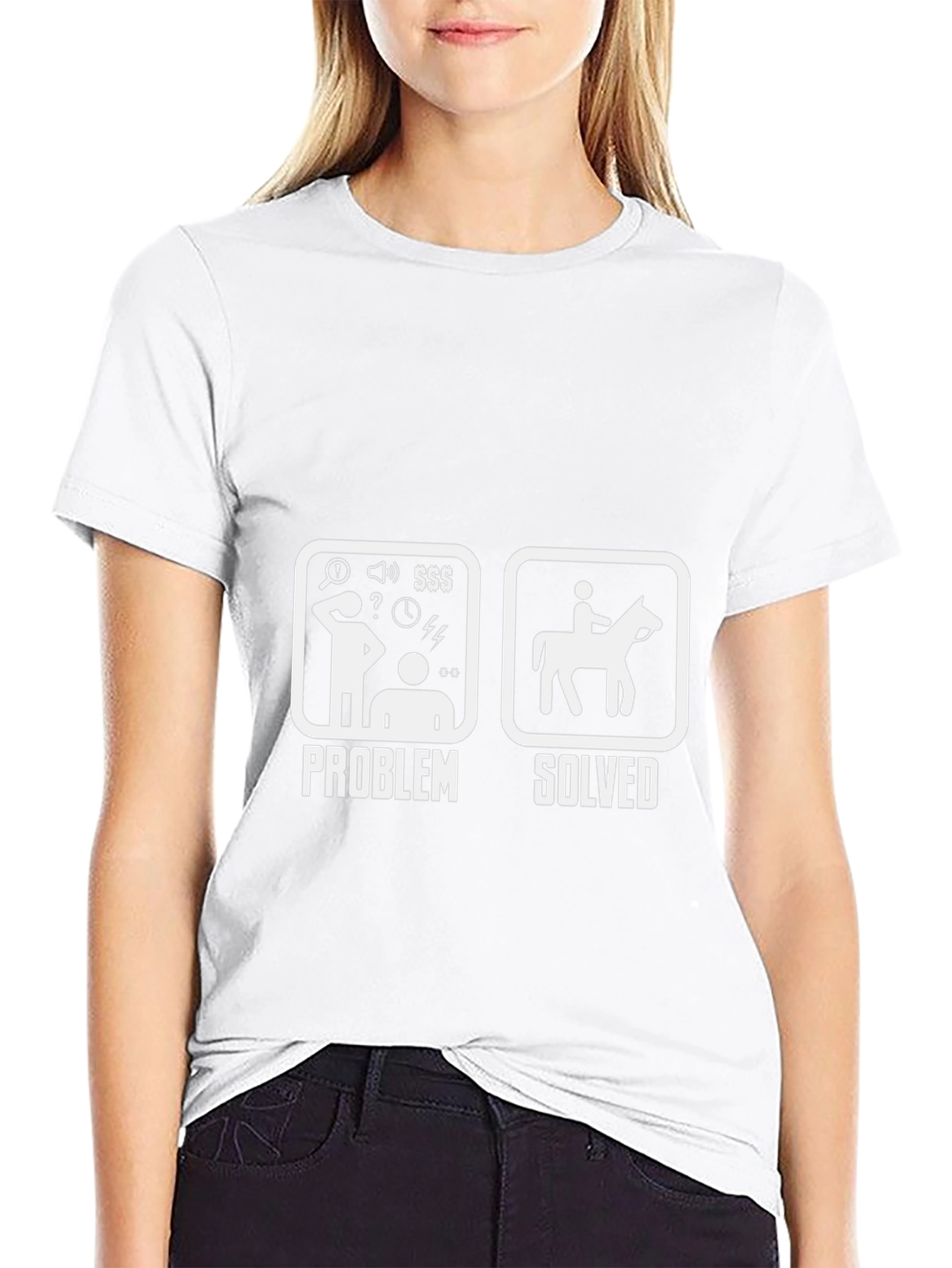 Problem Solved Horse Rider T-Shirt