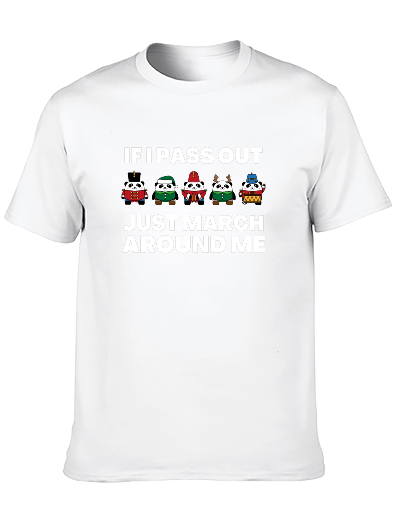 If I Pass Out Marching Band Panda T-Shirt