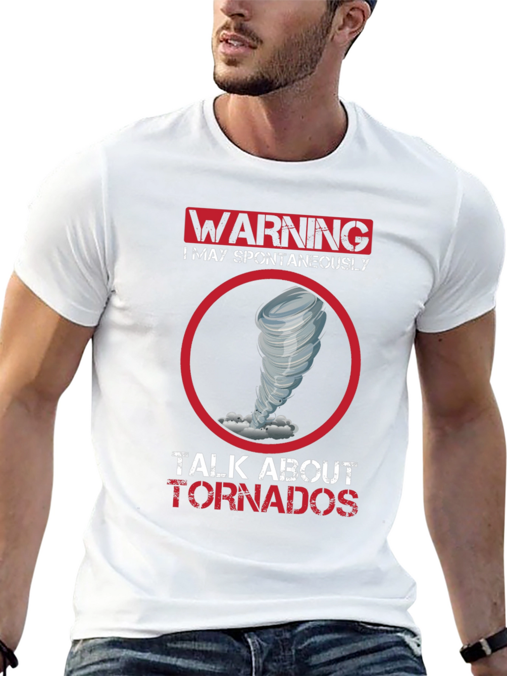 Warning Tornado Talk T-Shirt