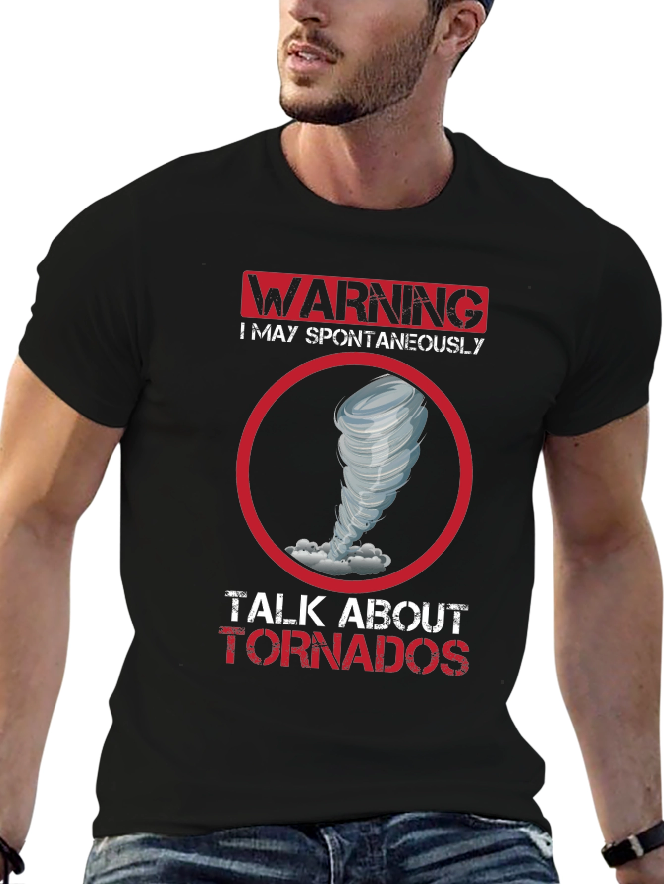 Warning Tornado Talk T-Shirt