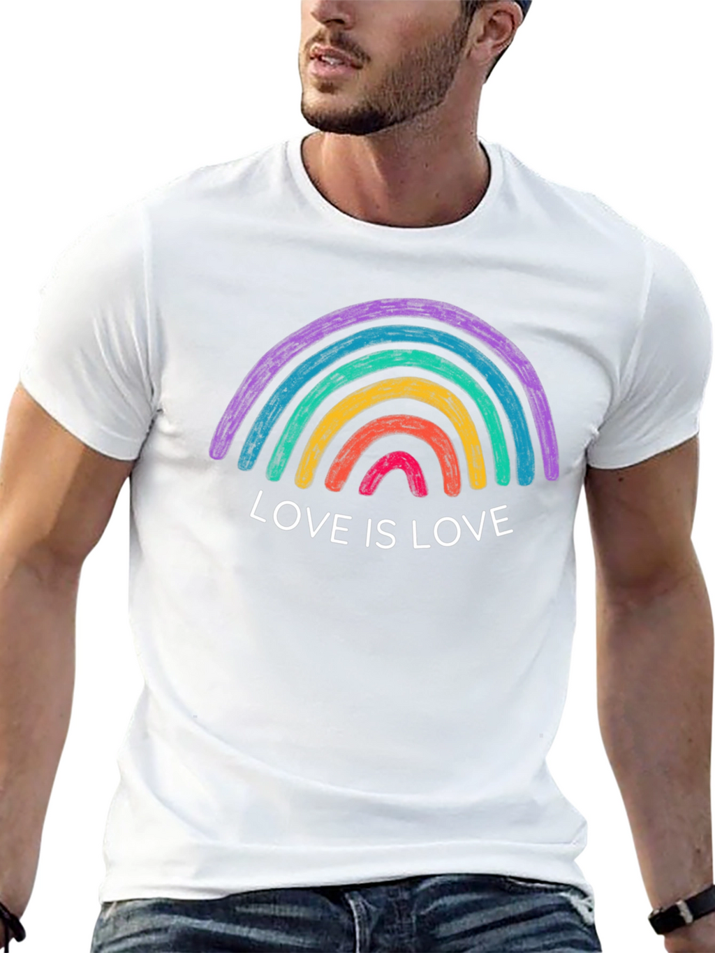 Love is Love LGBTQ Rainbow Pride T-Shirt