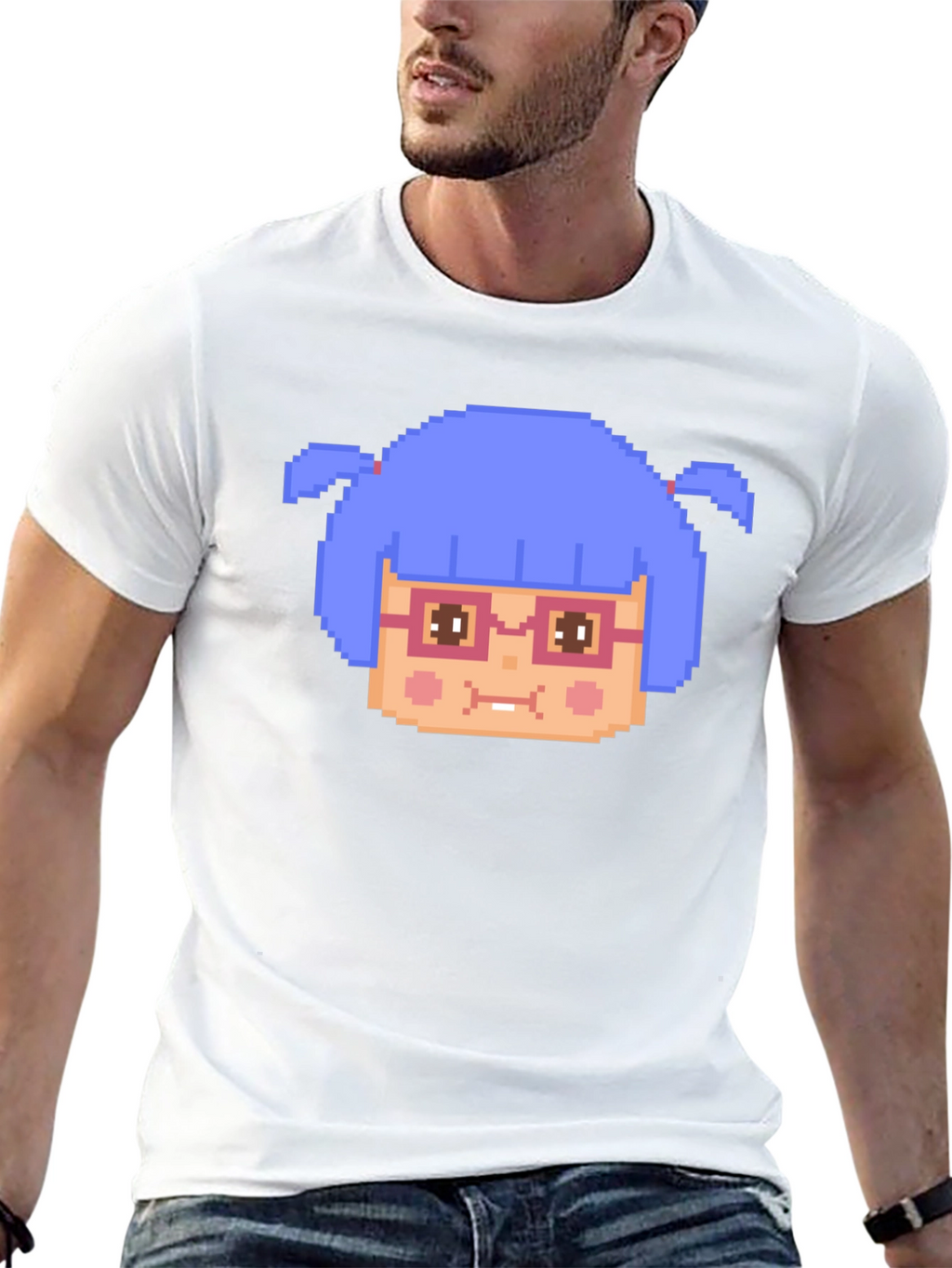 Pixel Art Girl T-Shirt - Funny Retro Gaming Tee