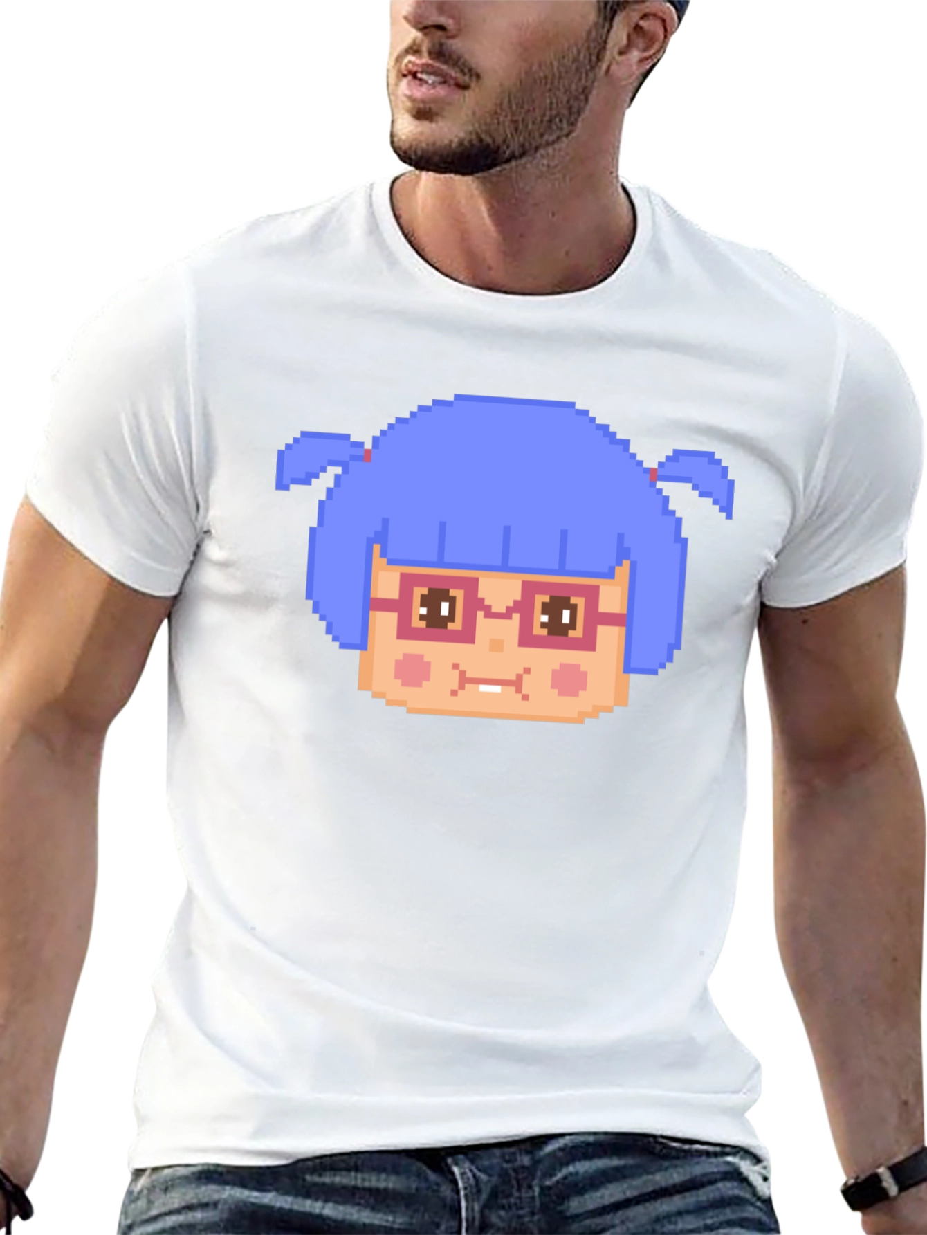Pixel Art Girl T-Shirt - Funny Retro Gaming Tee