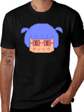 Pixel Art Girl T-Shirt - Funny Retro Gaming Tee