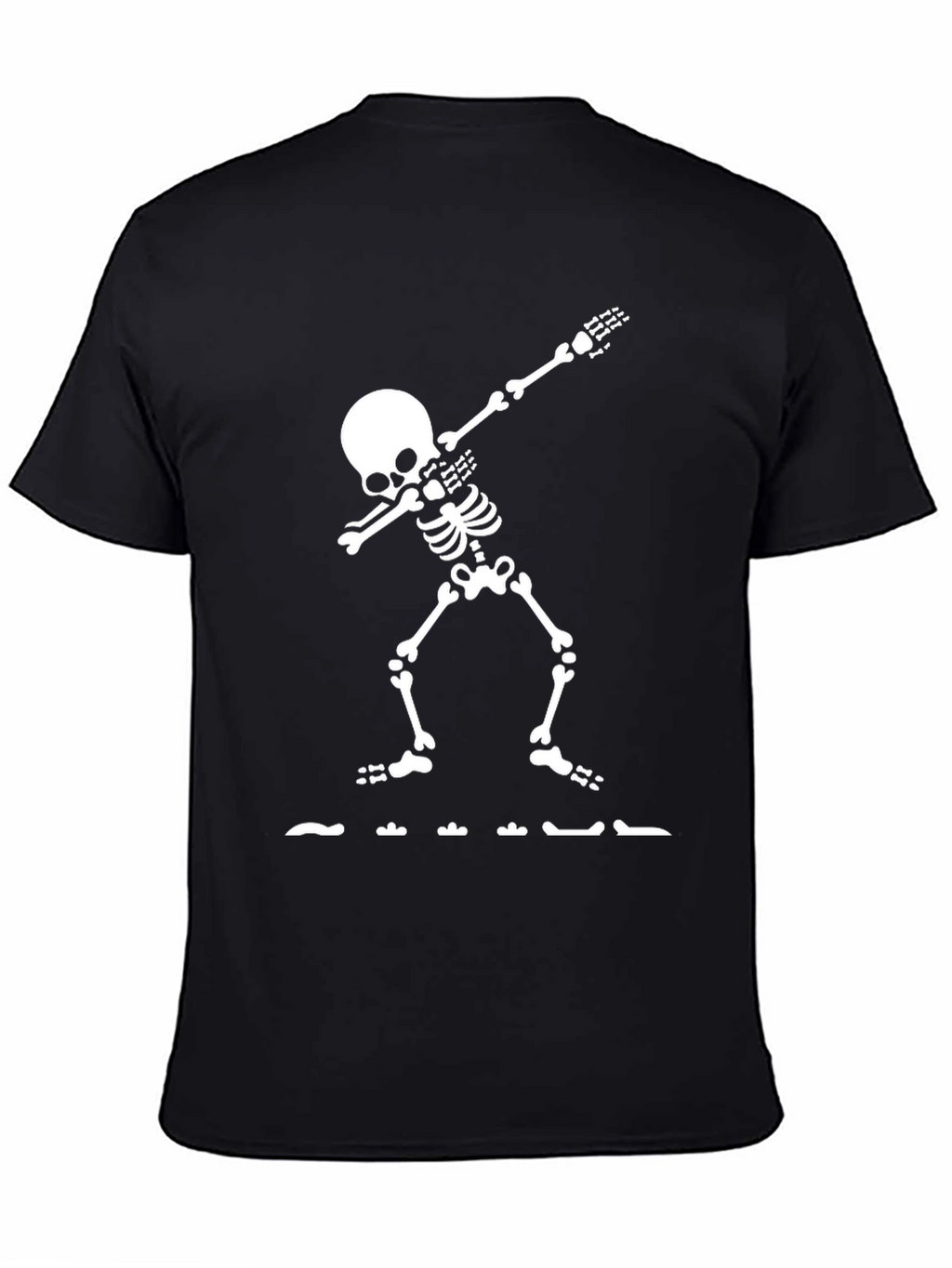 Dabbing Skeleton Graphic Tee - Black T-Shirt