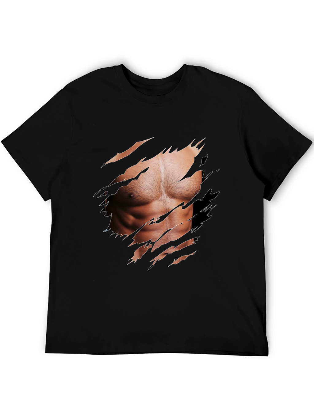 Muscle Illusion Graphic Tee - Ripped Shirt Design