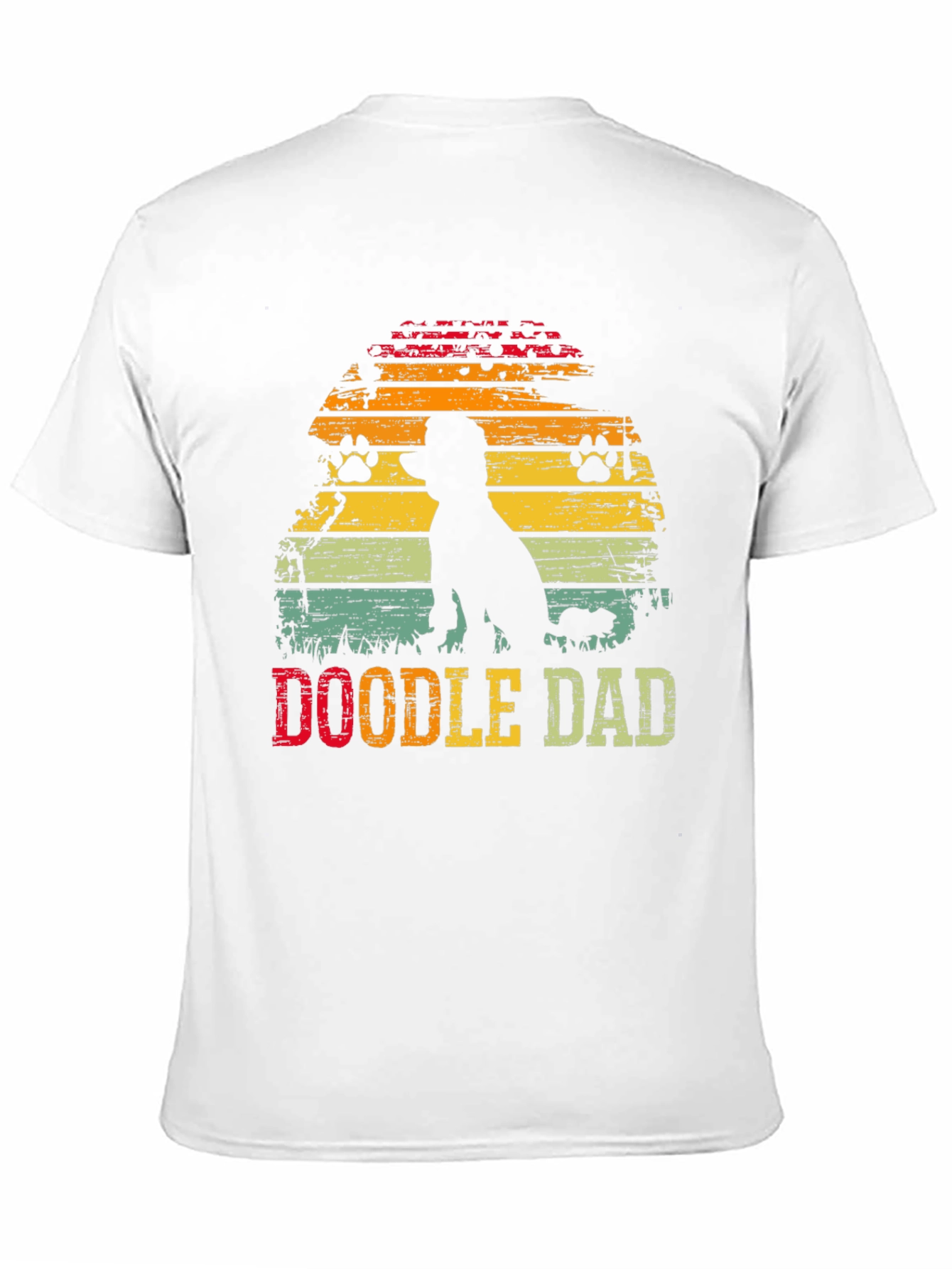 Doodle Dad Sunset T-Shirt – Vintage Dog Lover Graphic Tee