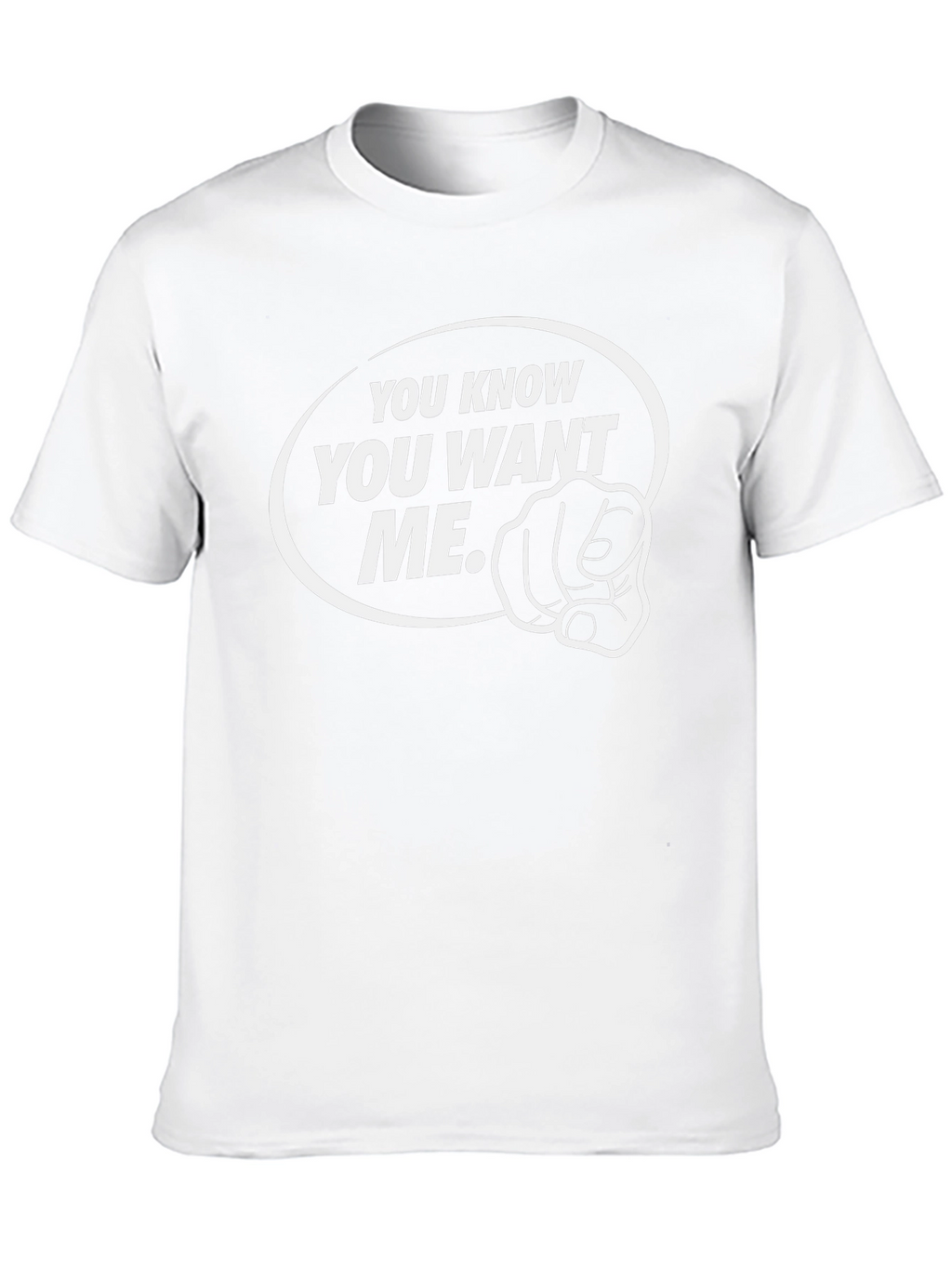 You Know You Want Me Black Graphic Tee