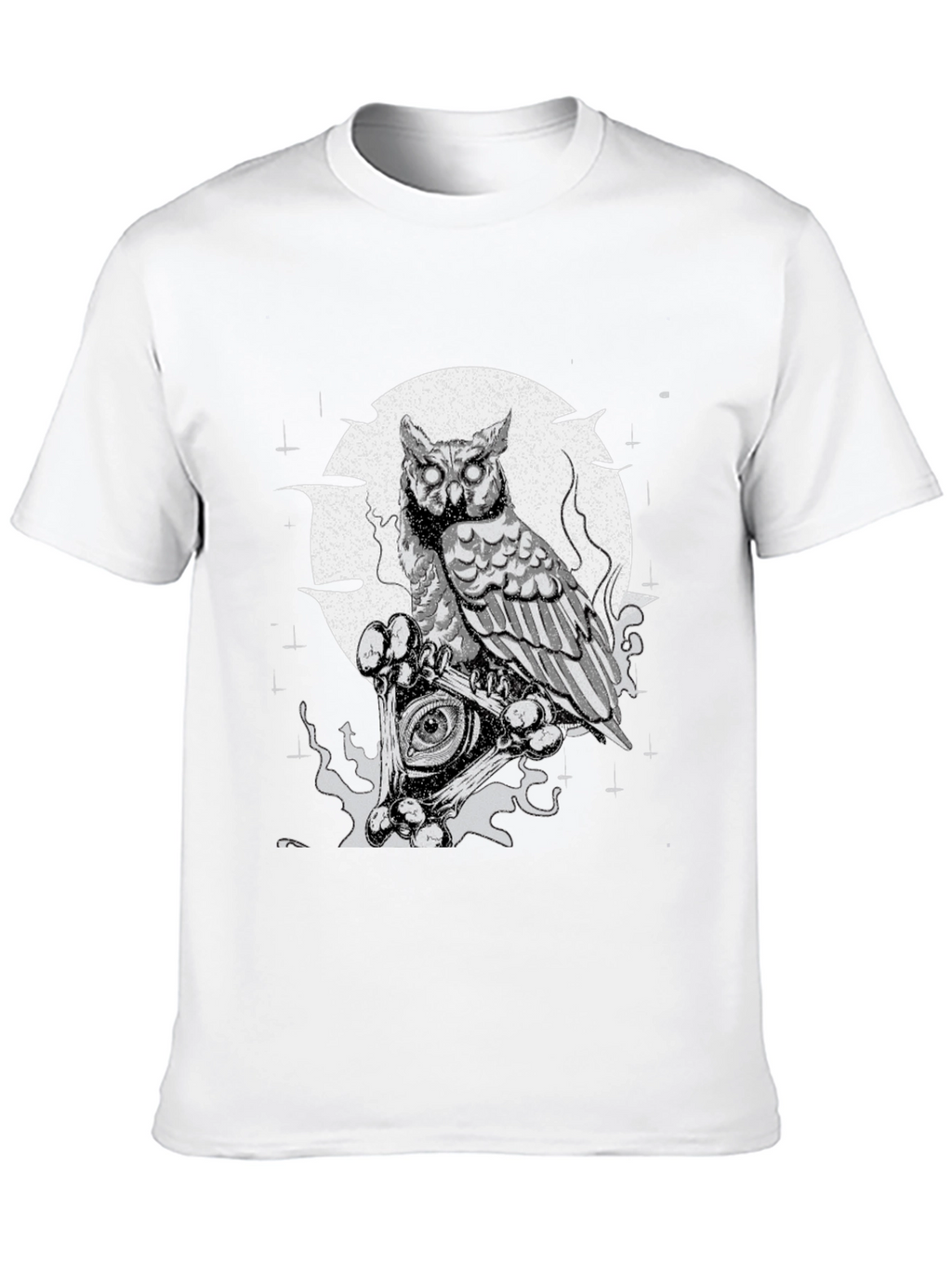 Owl Illuminati T-Shirt - Mens Black Graphic Tee