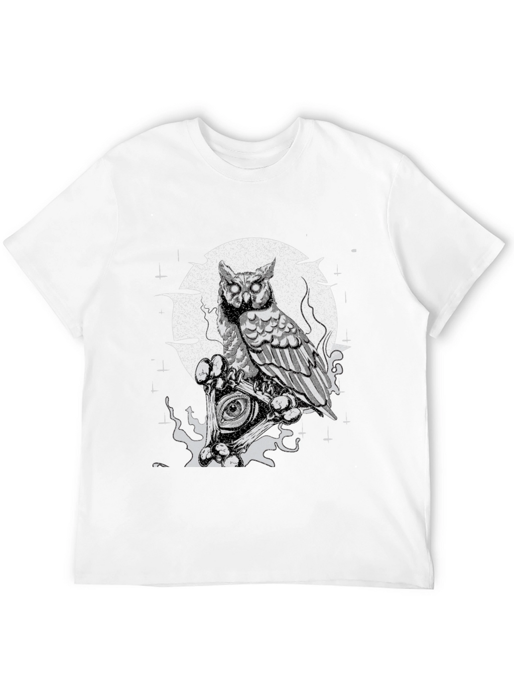 Owl Illuminati T-Shirt - Mens Black Graphic Tee