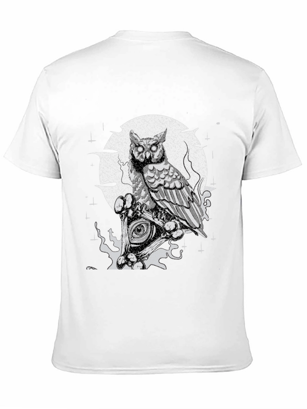 Owl Illuminati T-Shirt - Mens Black Graphic Tee