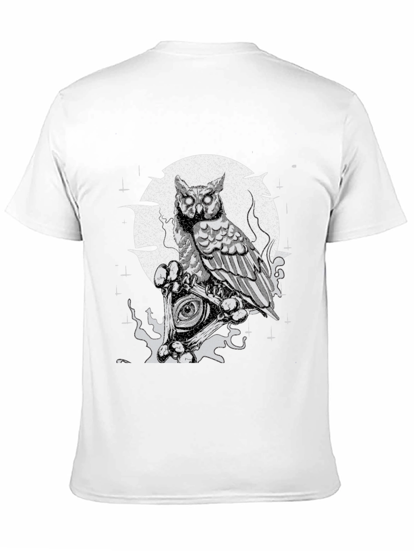 Owl Illuminati T-Shirt - Mens Black Graphic Tee
