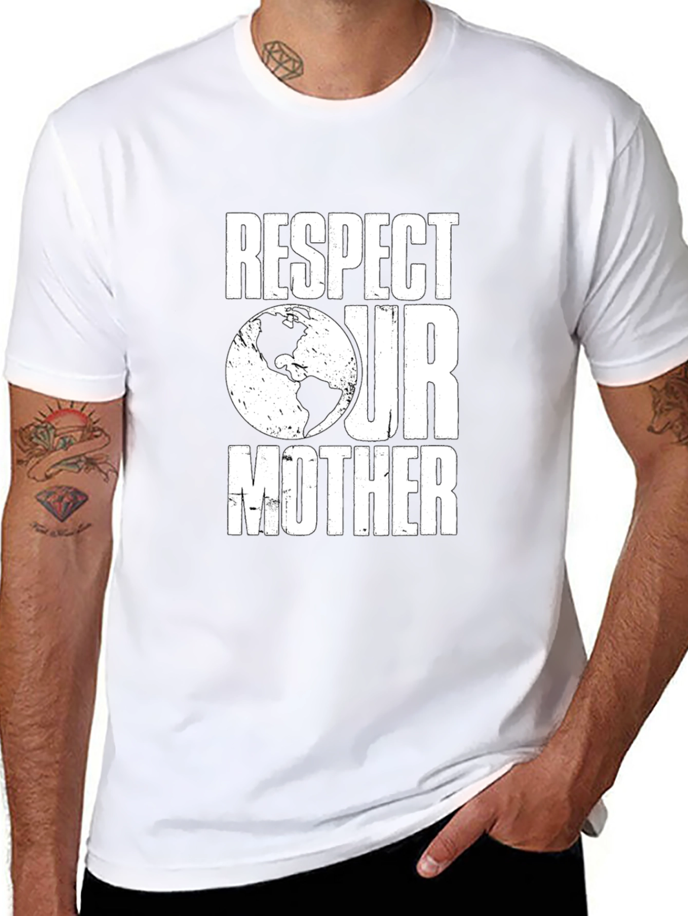 Respect Our Mother Earth T-Shirt - Environmental Awareness