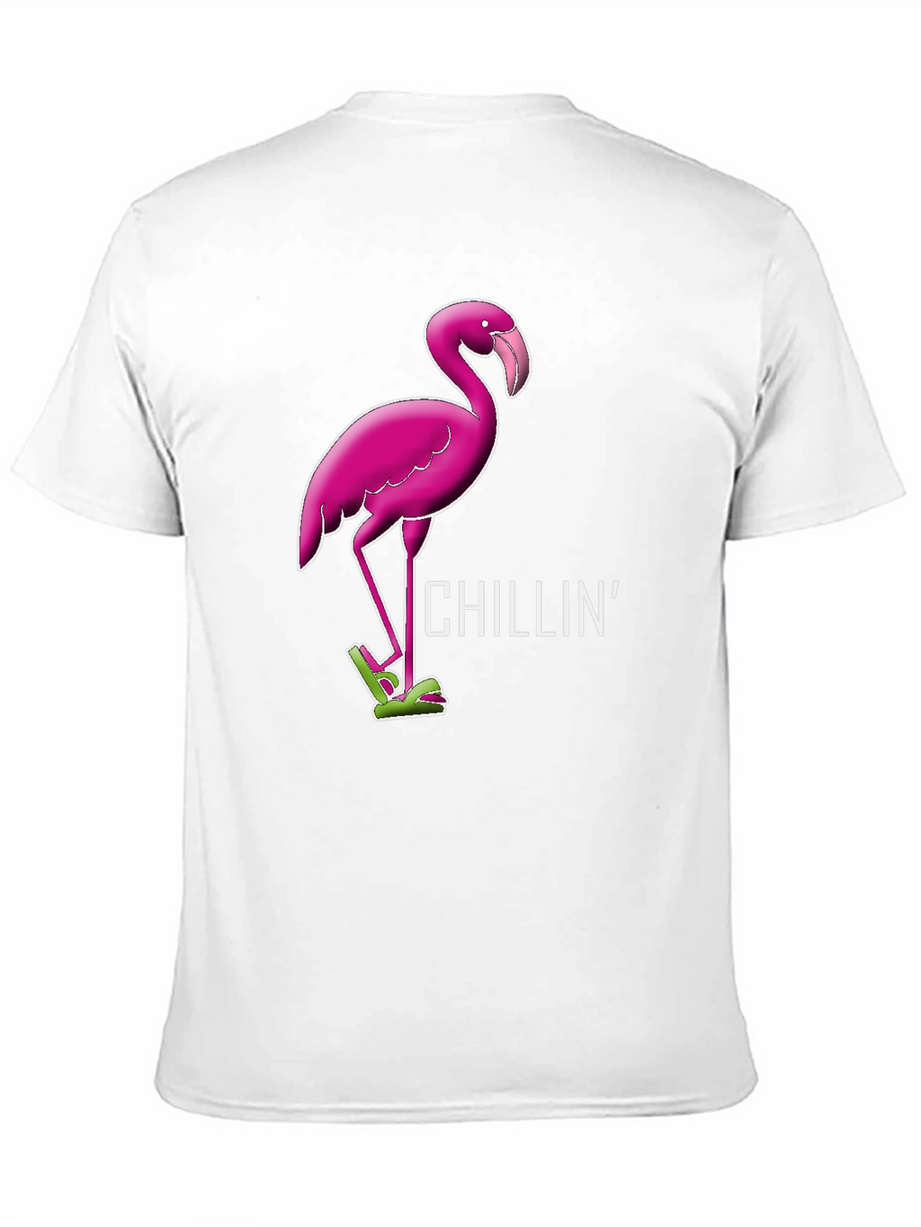Chillin Flamingo Graphic Tee - Relaxed Style