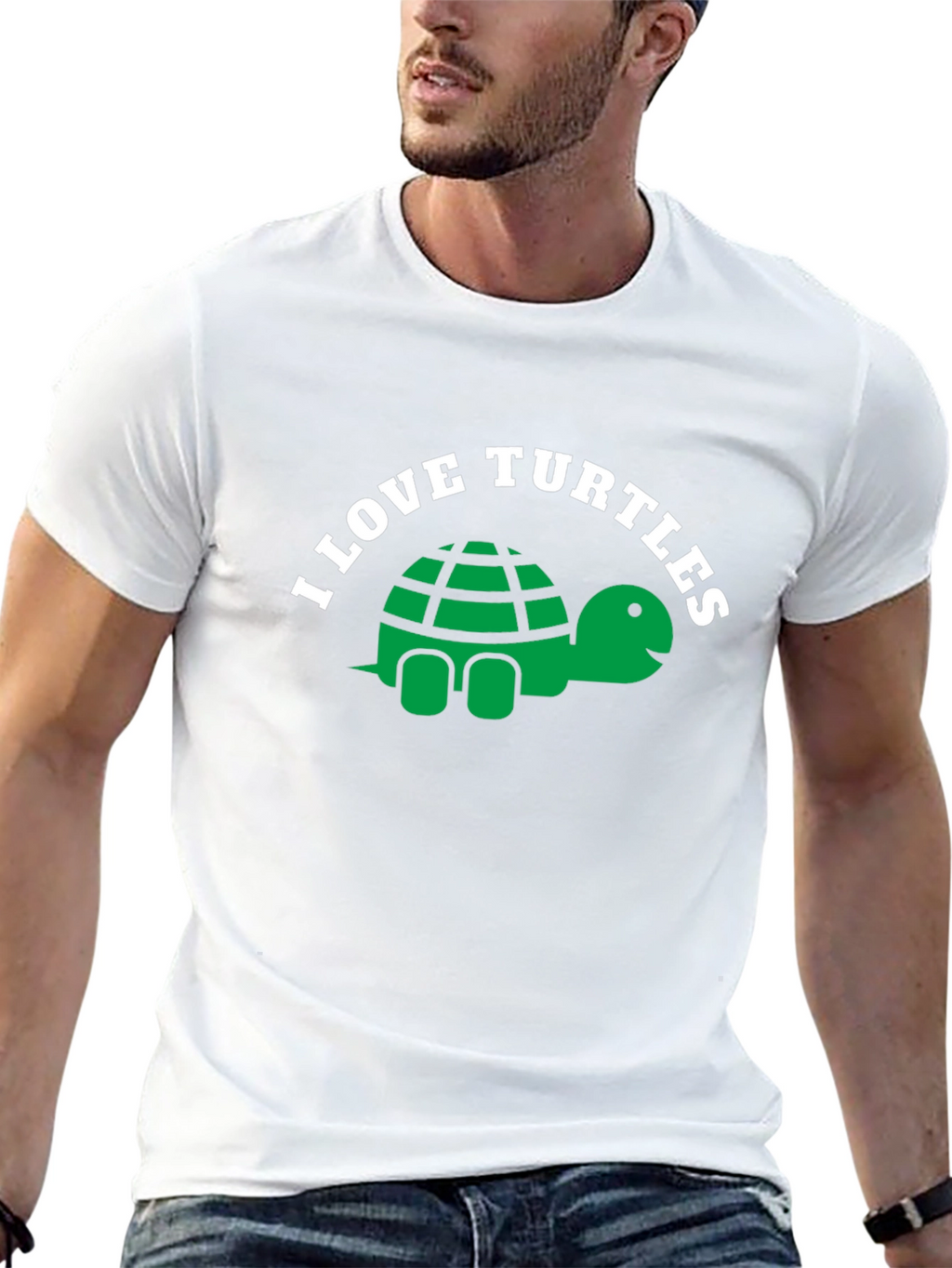 I Love Turtles Graphic T-Shirt