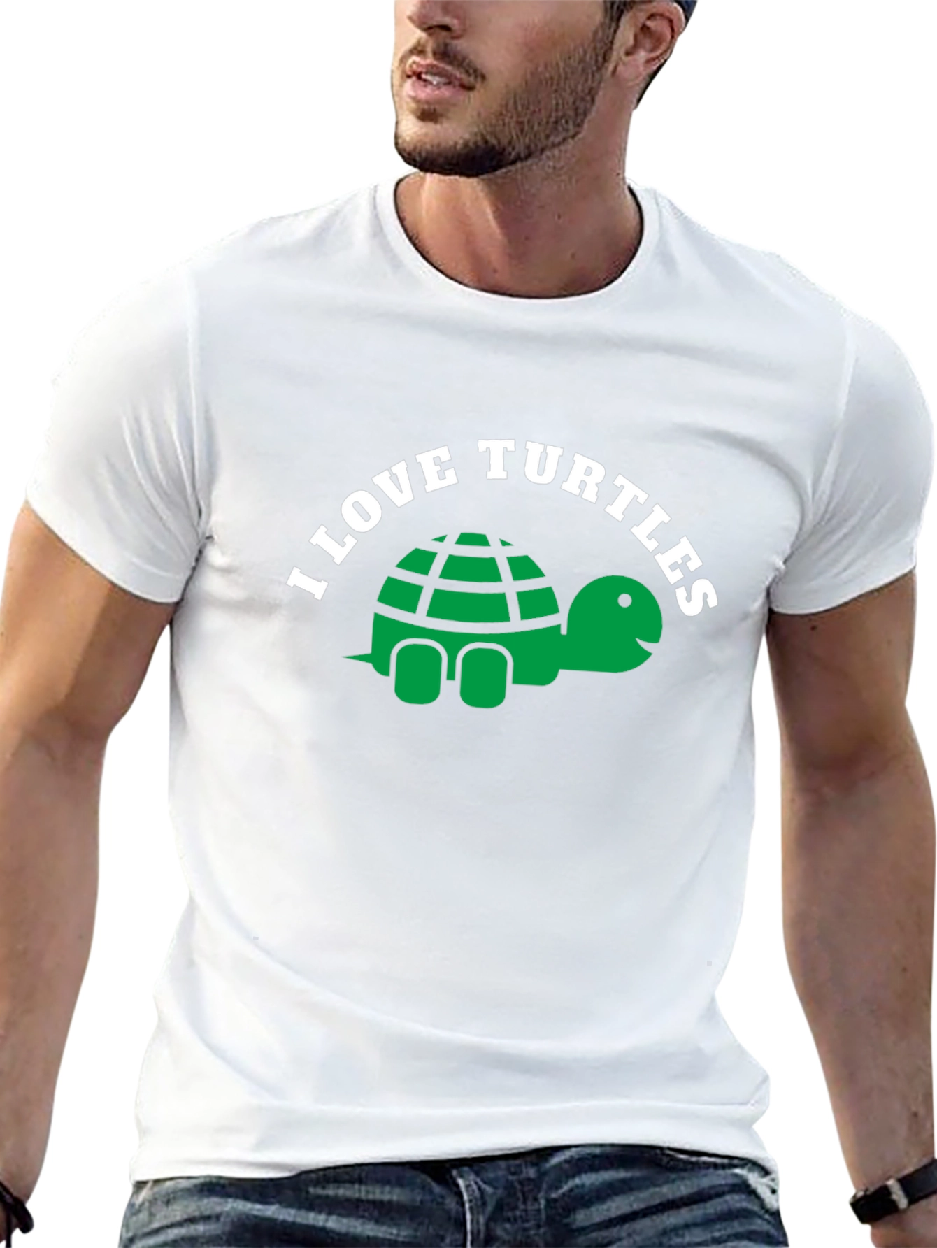 I Love Turtles Graphic T-Shirt