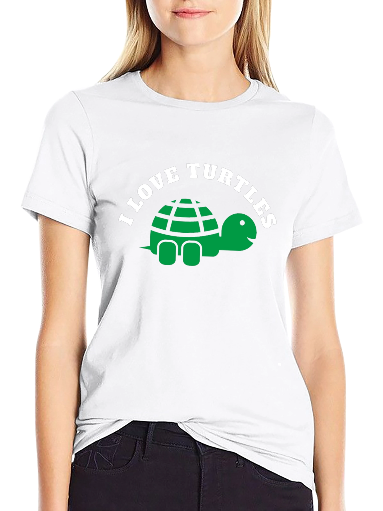 I Love Turtles Graphic T-Shirt