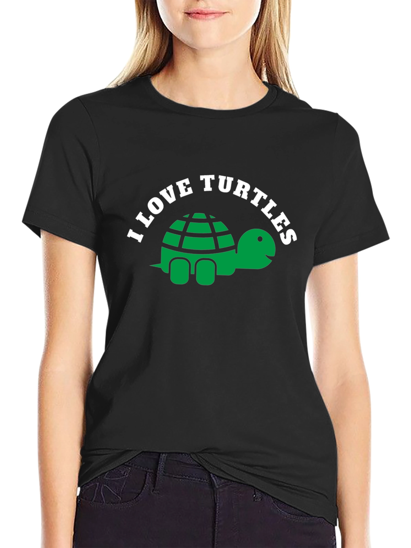 I Love Turtles Graphic T-Shirt