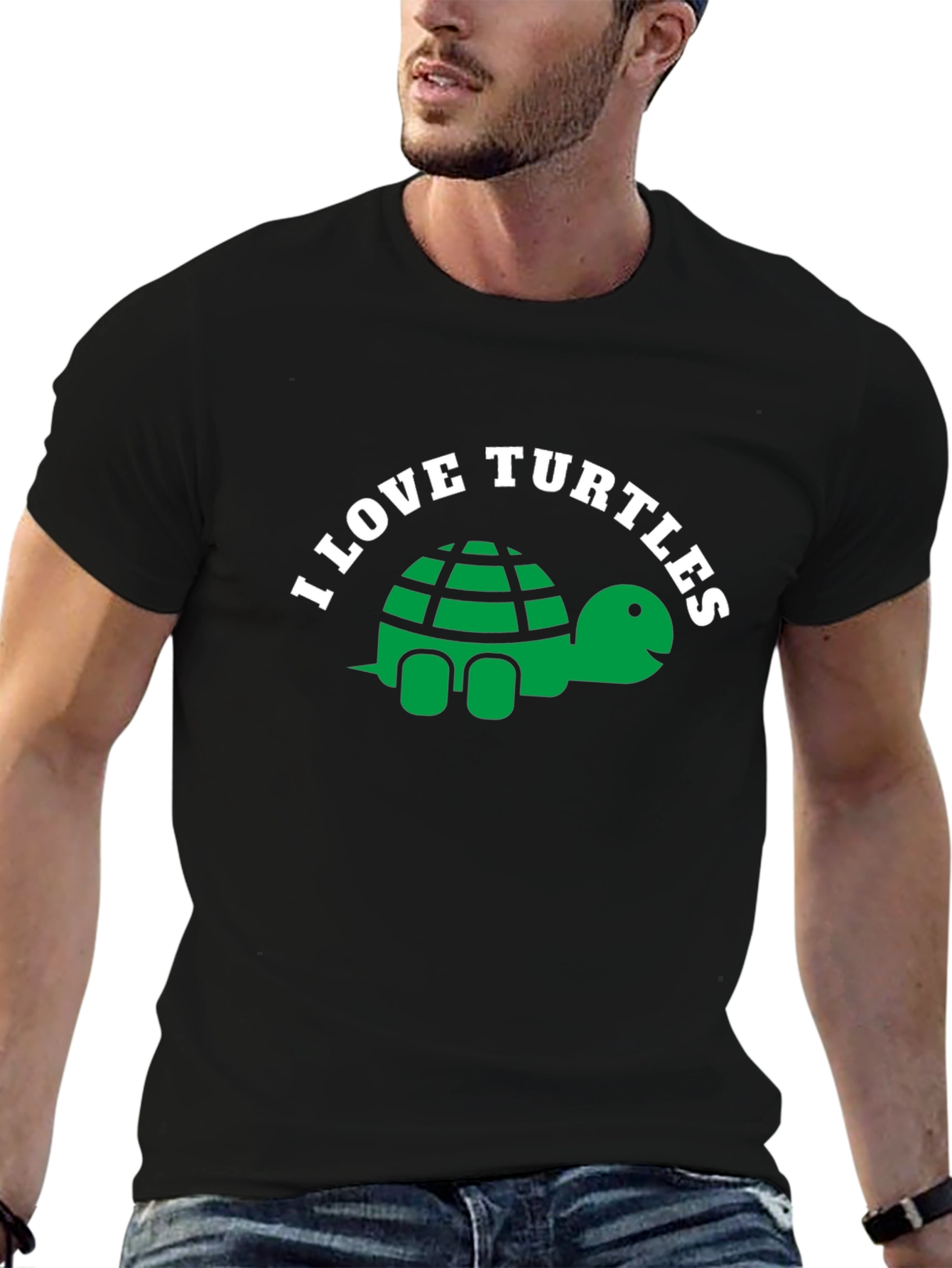 I Love Turtles Graphic T-Shirt
