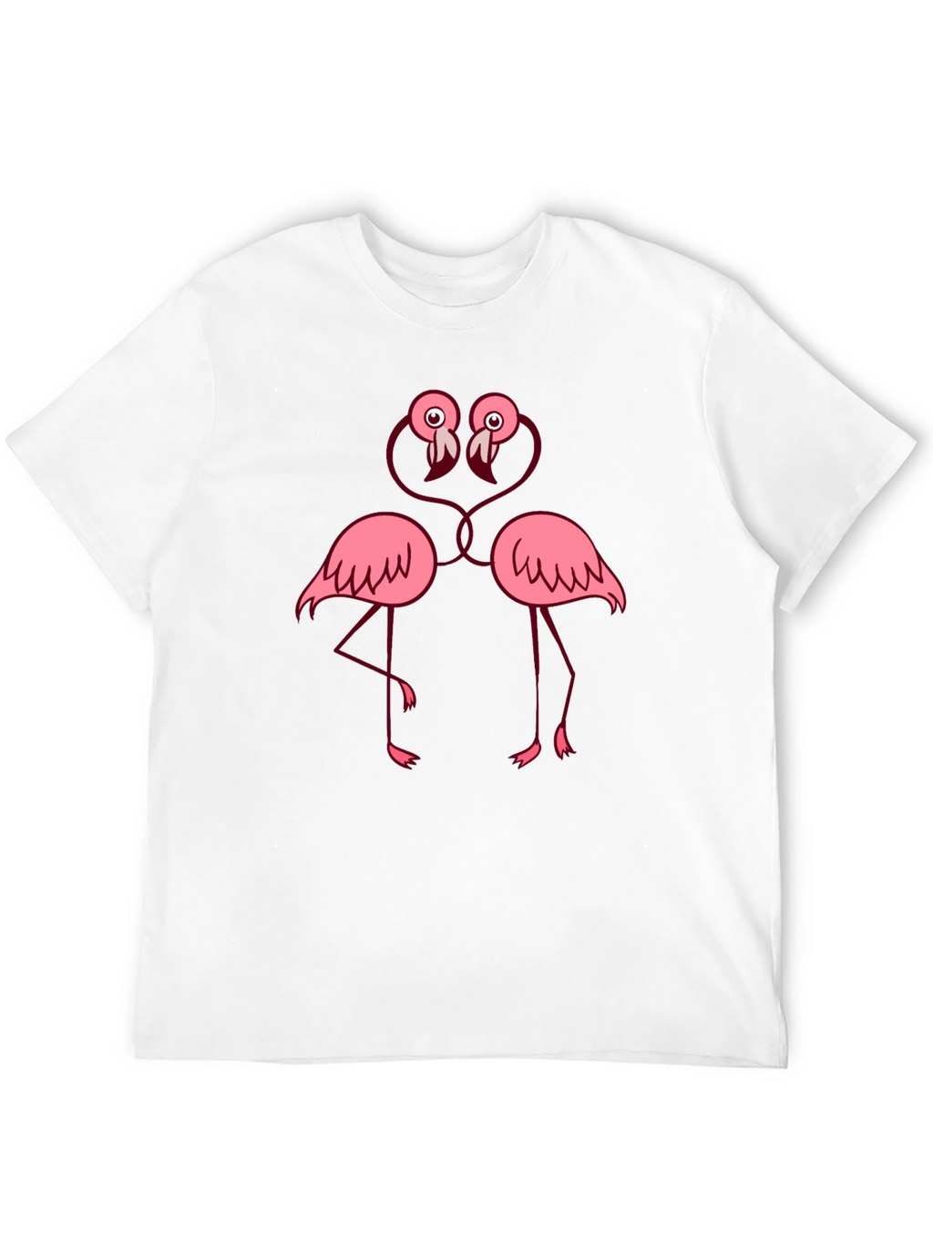 Fun Flamingo Lovers T-Shirt - Black