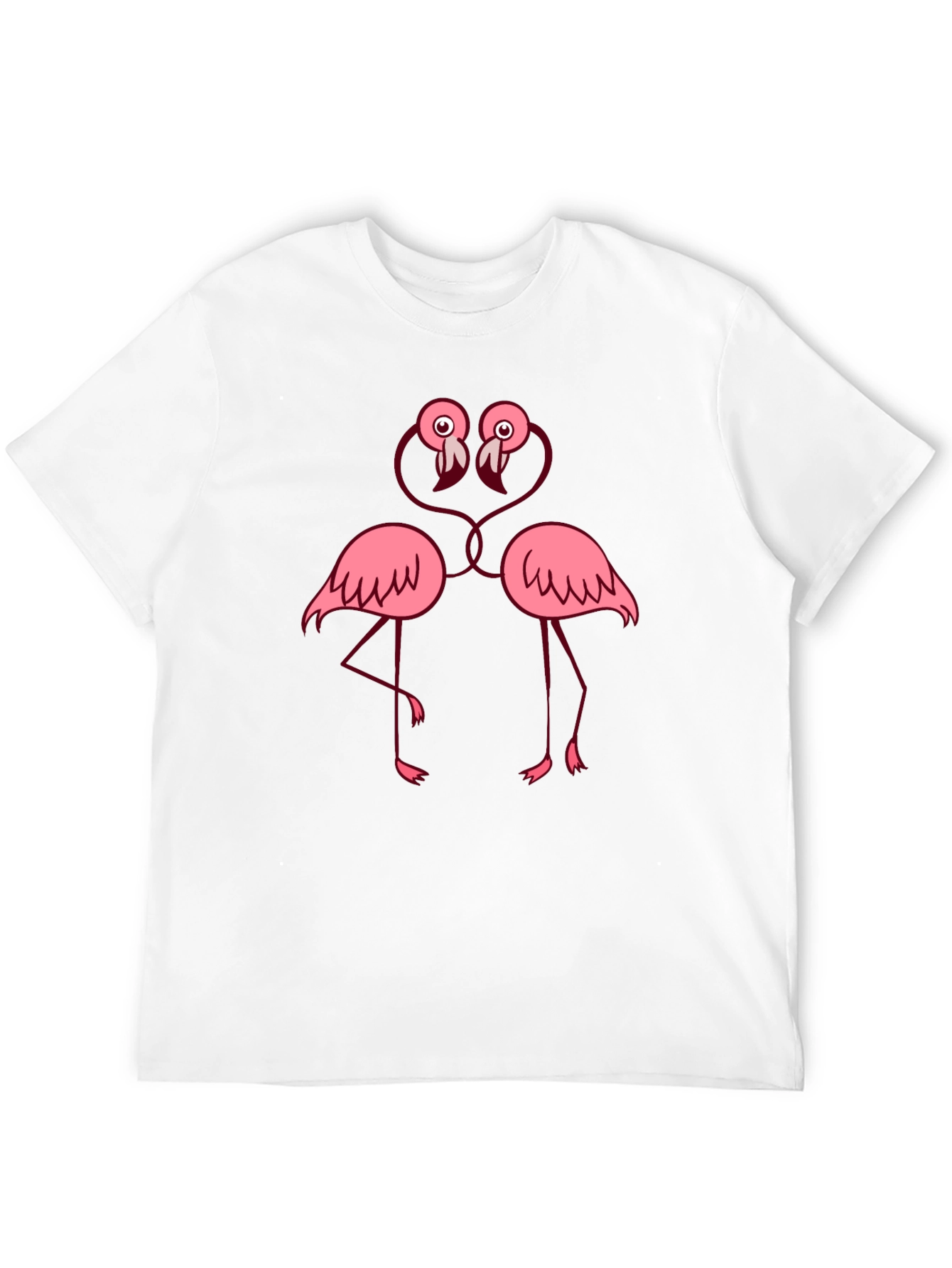 Fun Flamingo Lovers T-Shirt - Black