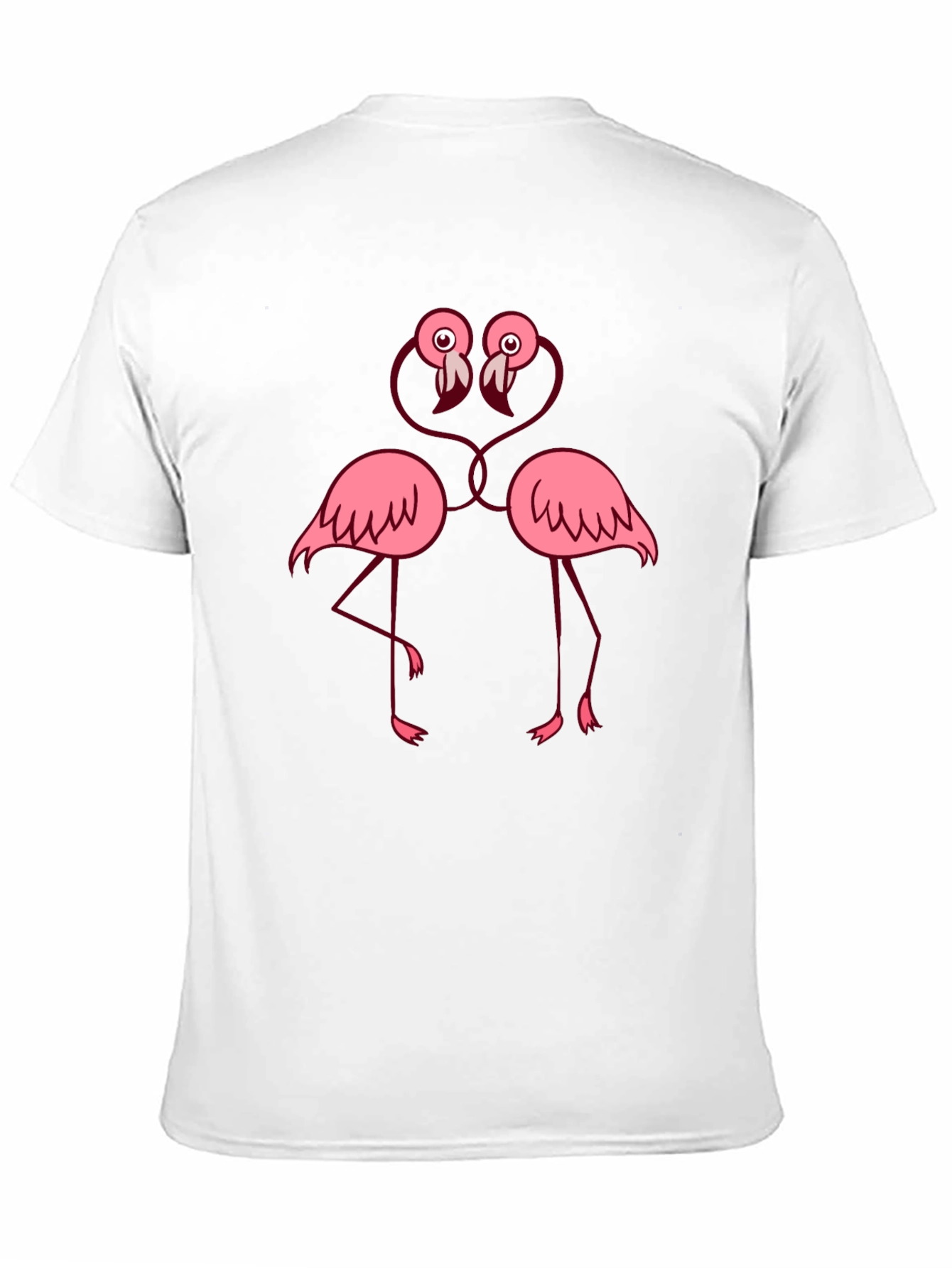 Fun Flamingo Lovers T-Shirt - Black