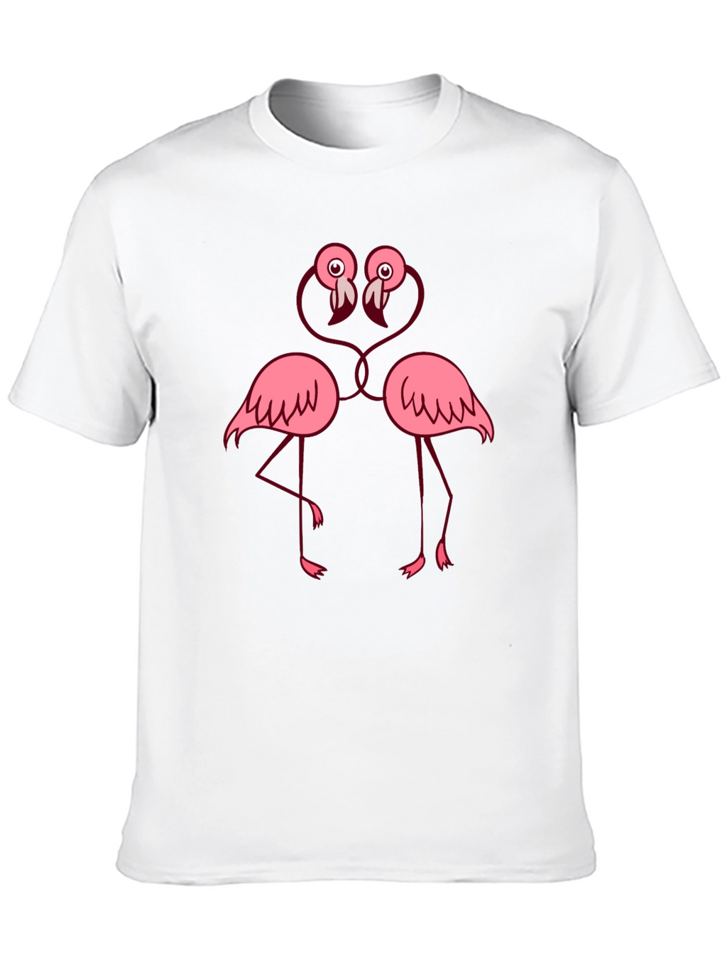 Fun Flamingo Lovers T-Shirt - Black