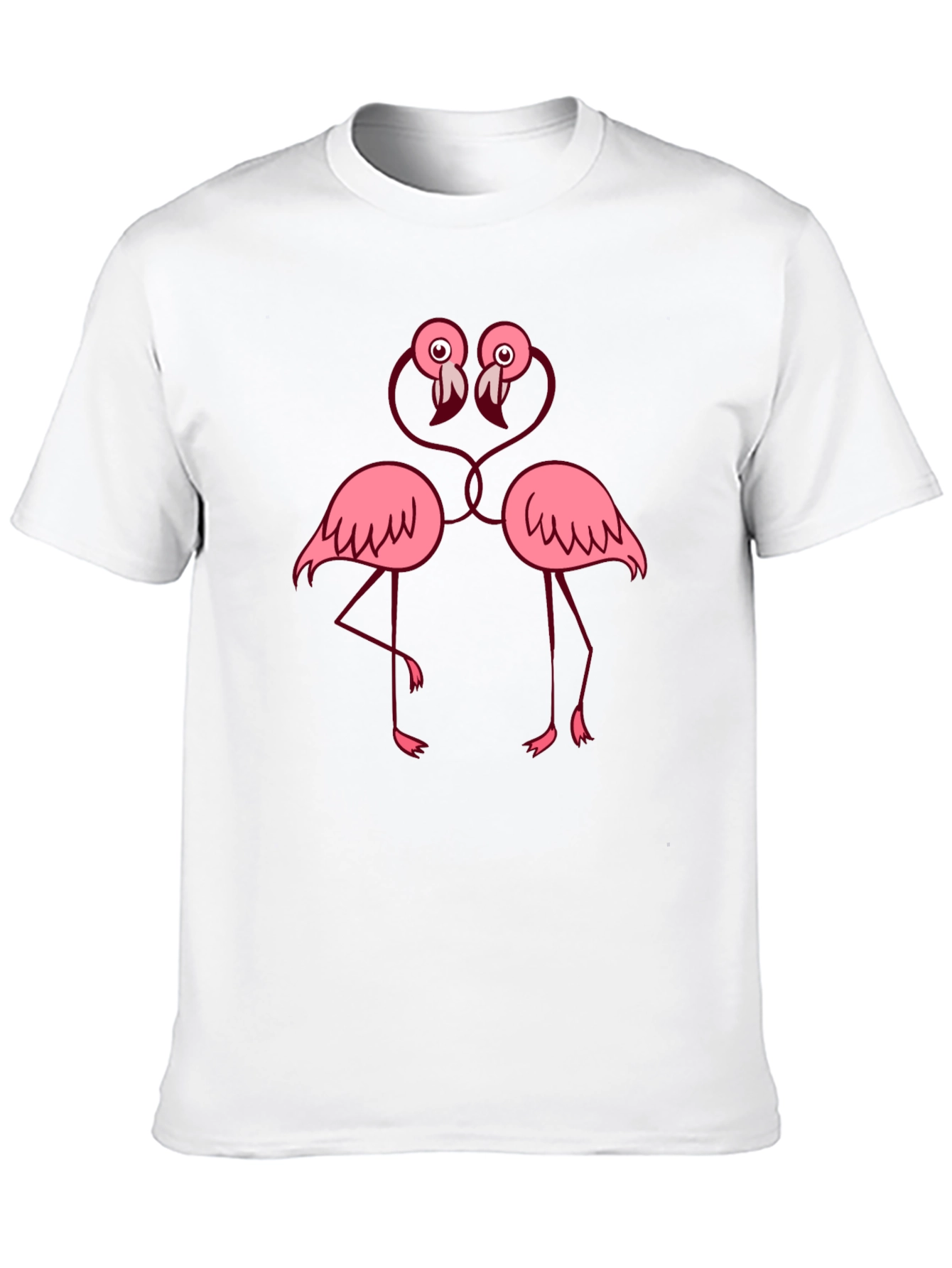 Fun Flamingo Lovers T-Shirt - Black