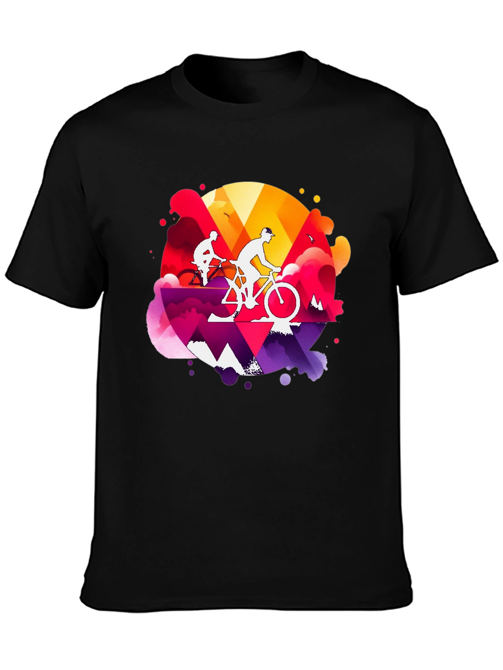 Mountain Biking Graphic Tee - Adventure Style