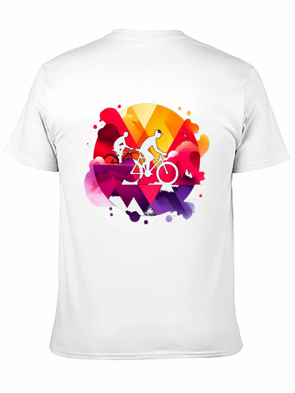Mountain Biking Graphic Tee - Adventure Style
