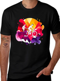 Mountain Biking Graphic Tee - Adventure Style
