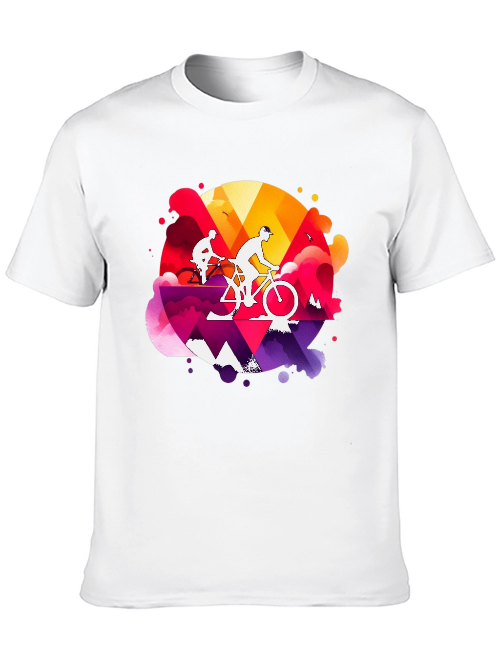 Mountain Biking Graphic Tee - Adventure Style