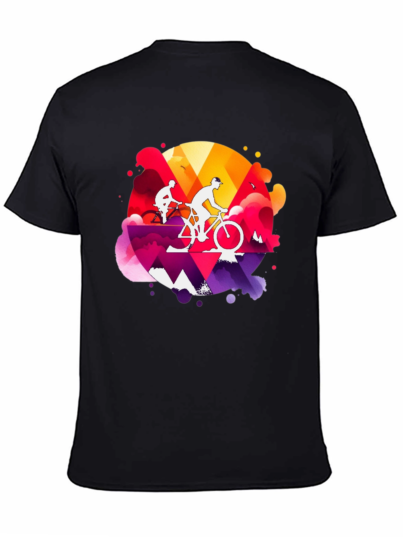 Mountain Biking Graphic Tee - Adventure Style