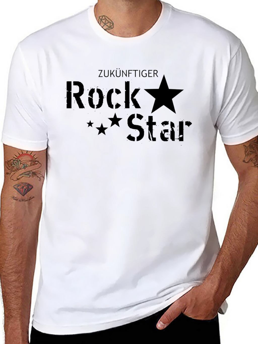 Zukunftiger Rock Star Black T-Shirt