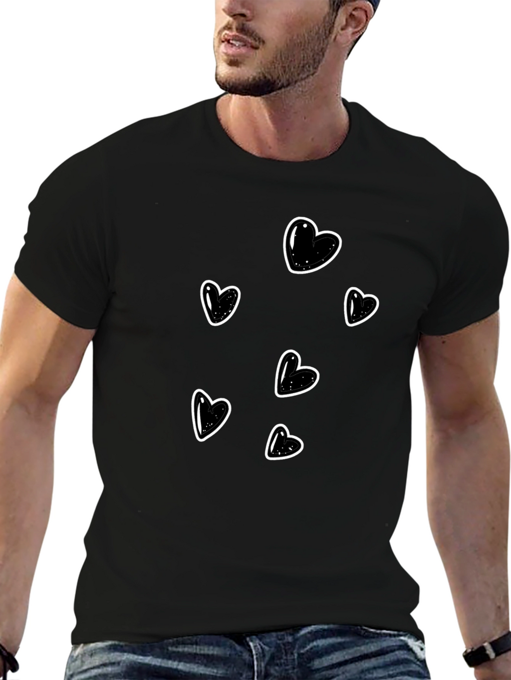 Black Heart Galaxy T-Shirt