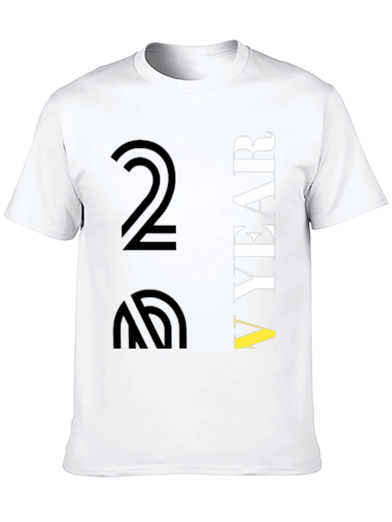 Black Another Year Graphic T-Shirt
