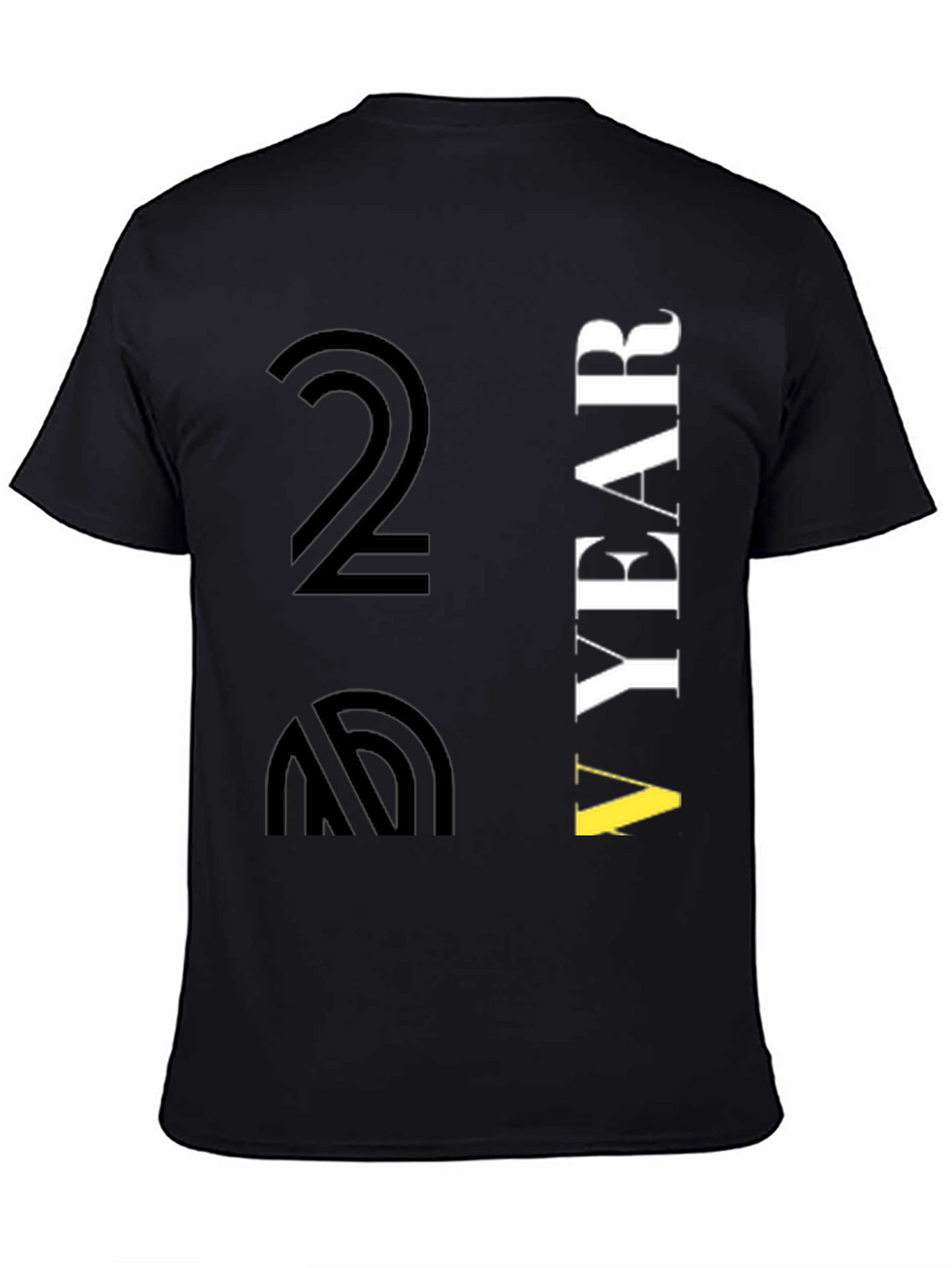 Black Another Year Graphic T-Shirt