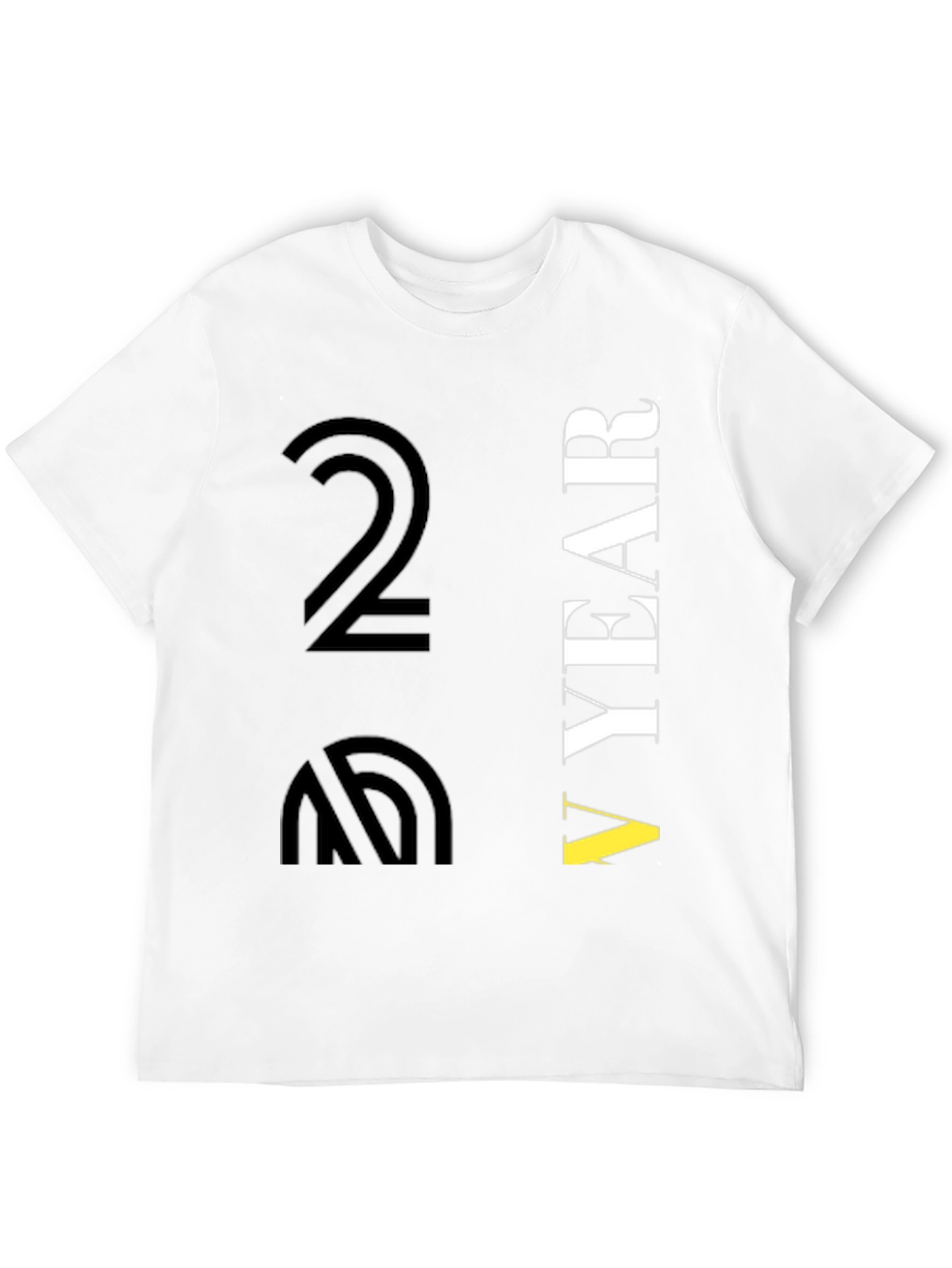 Black Another Year Graphic T-Shirt