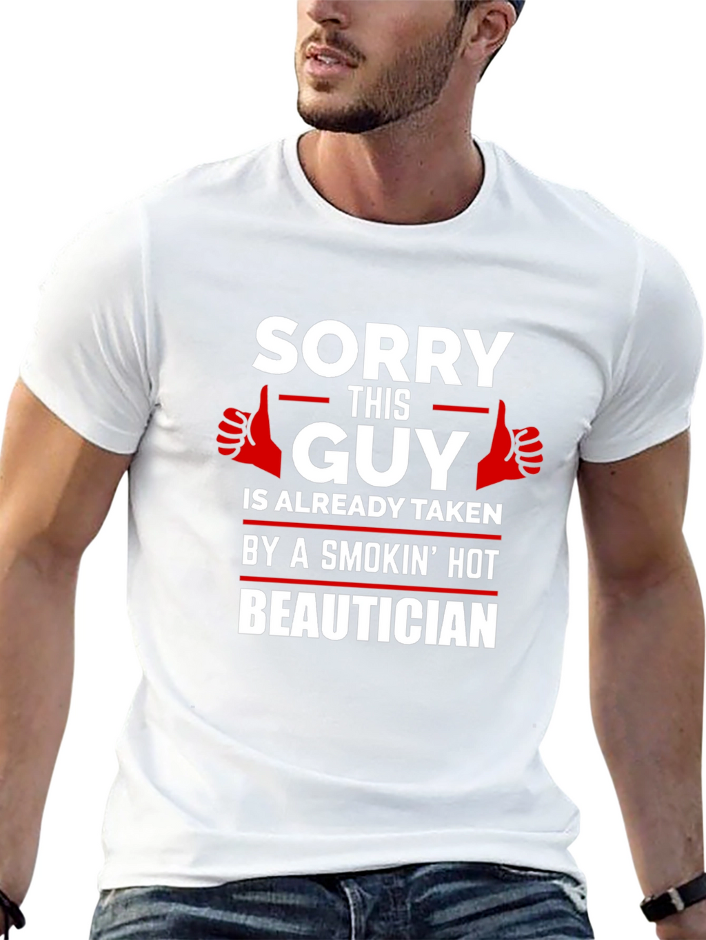 Taken by Beautician Funny Graphic T-Shirt