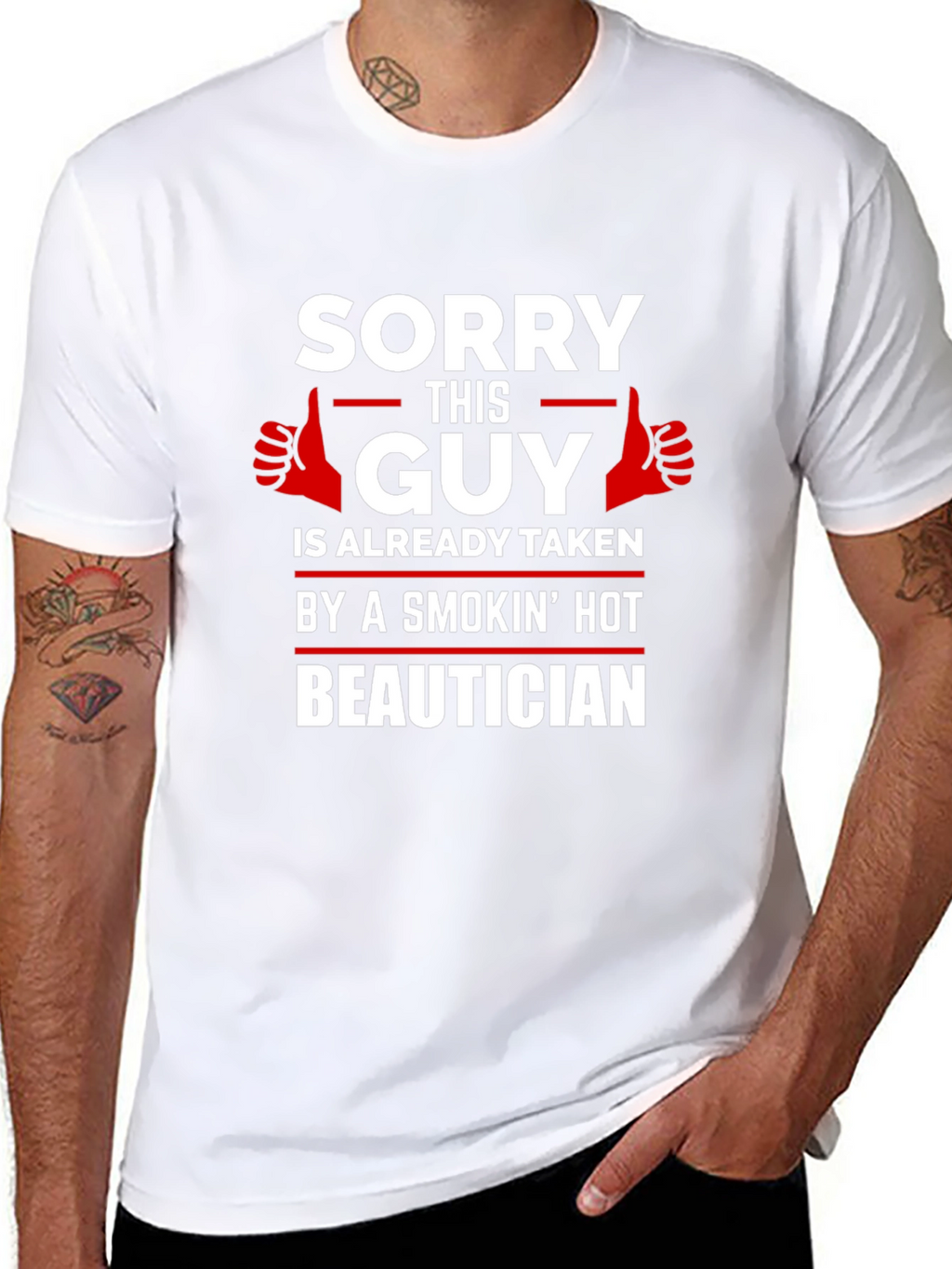 Taken by Beautician Funny Graphic T-Shirt