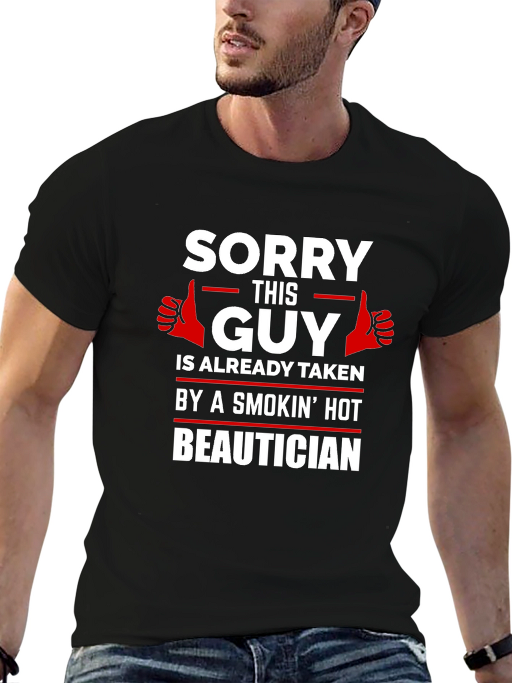 Taken by Beautician Funny Graphic T-Shirt