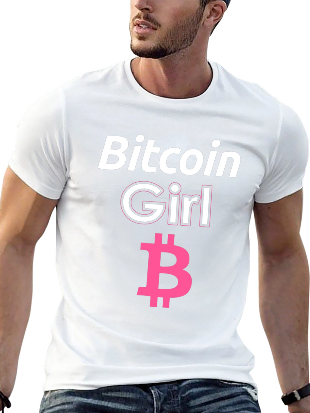 Bitcoin Girl Black T-Shirt