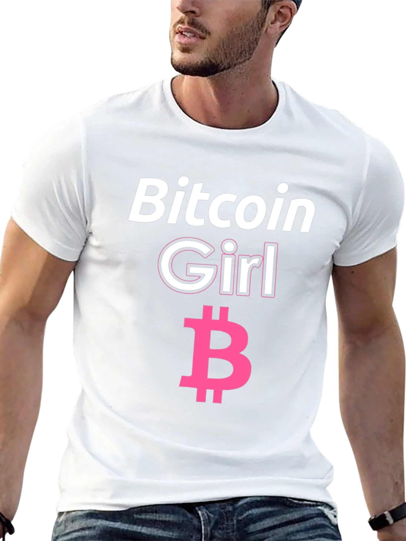 Bitcoin Girl Black T-Shirt