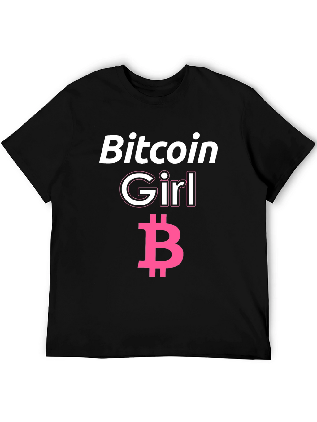 Bitcoin Girl Black T-Shirt
