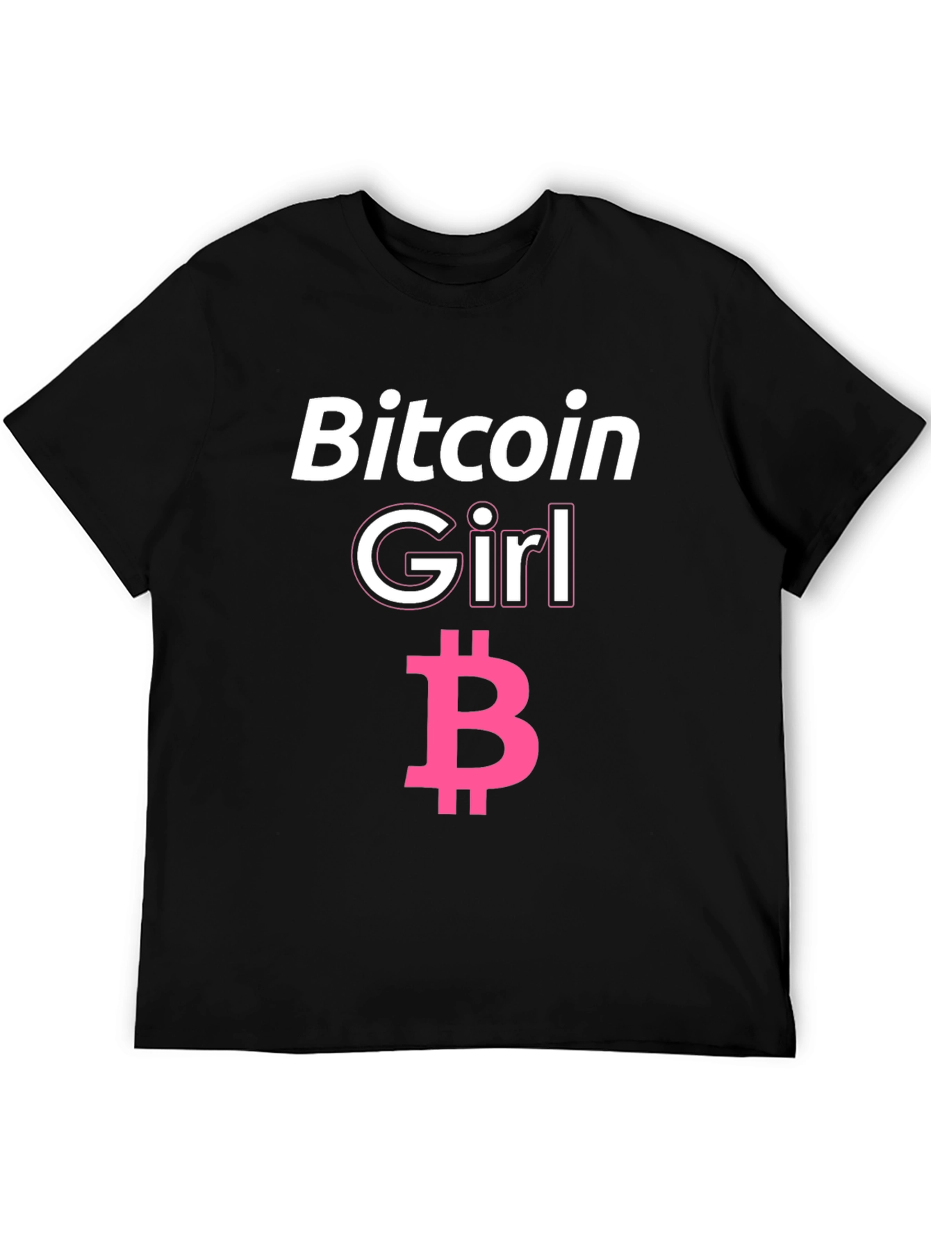 Bitcoin Girl Black T-Shirt