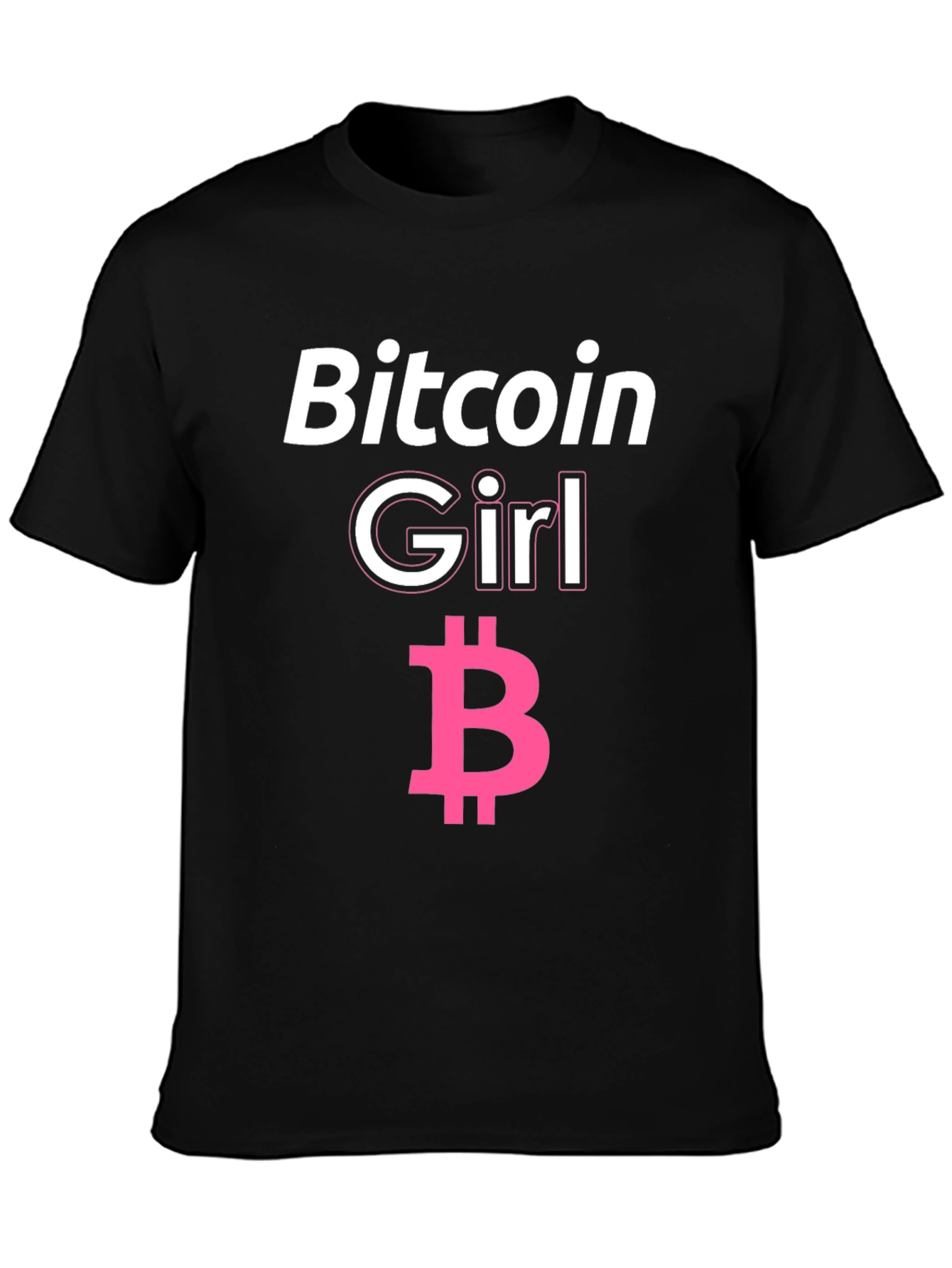 Bitcoin Girl Black T-Shirt