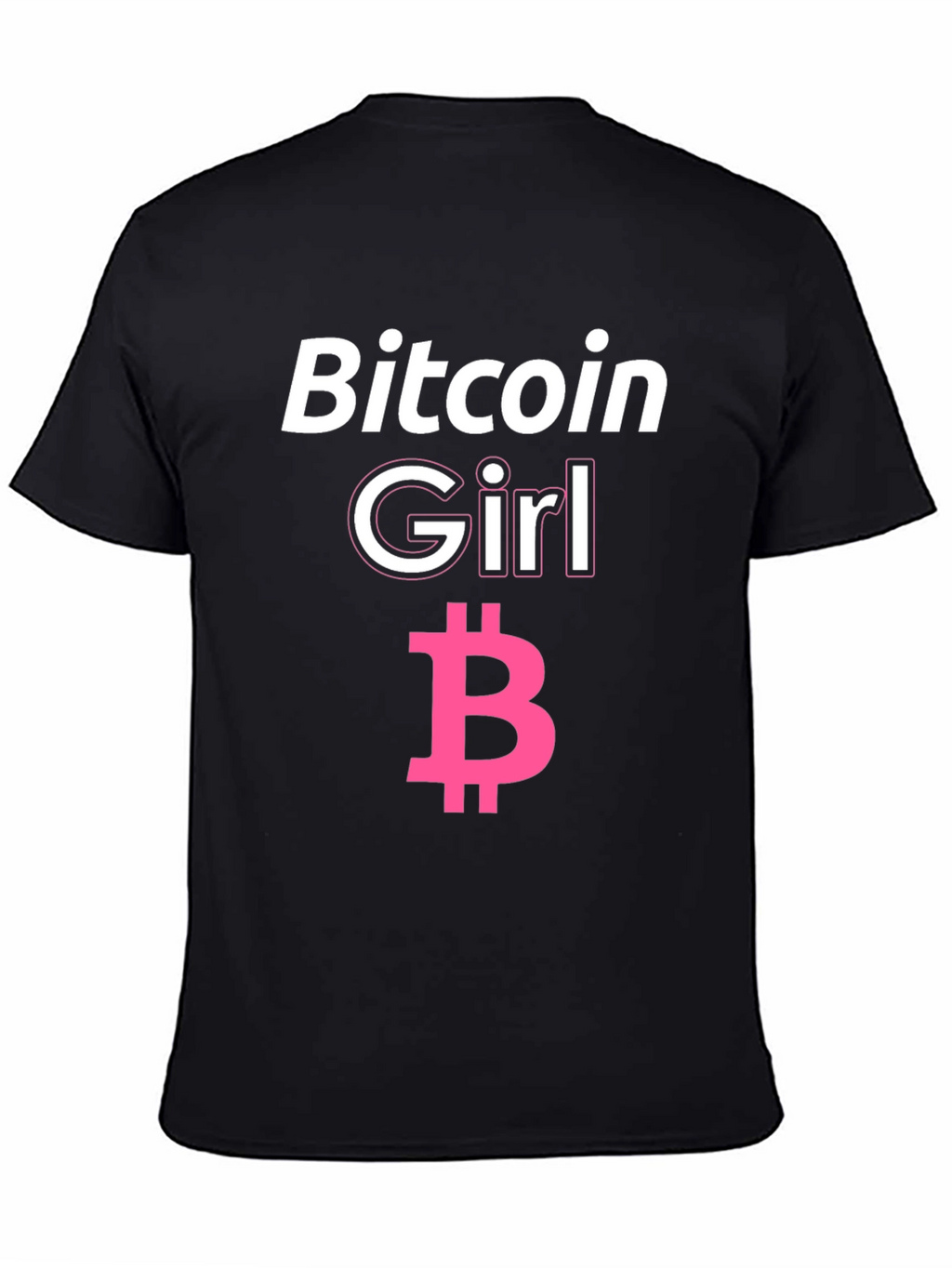 Bitcoin Girl Black T-Shirt